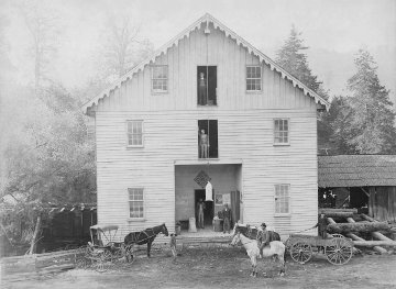 photograph of the mill, about 1897